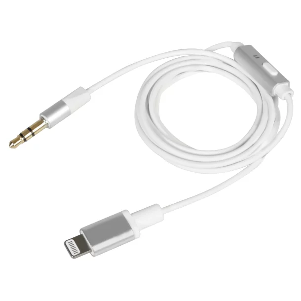 AUX kábel mikrofonnal Apple 8 pin és Bluetooth csatlakozóval
