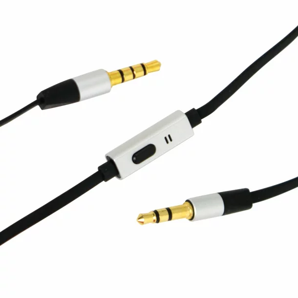 AUX Stereo cable 120cm with microphone Carpoint
