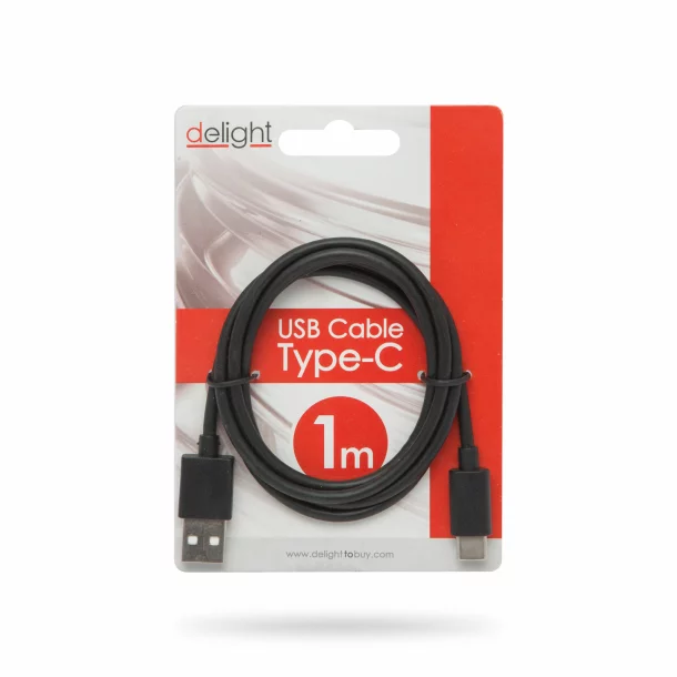 Cablu de date - USB Tip-C - negru - 1m