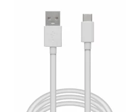 Adatkábel - USB Type-C - fehér - 1 m