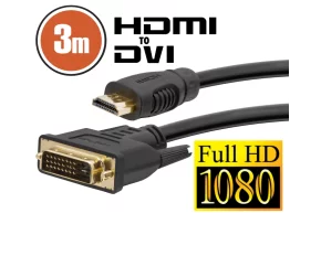 DVI-D / HDMI cable · 3 m