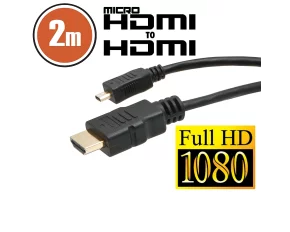 Cablu micro HDMI • 2 mcu conectoare placate cu aur