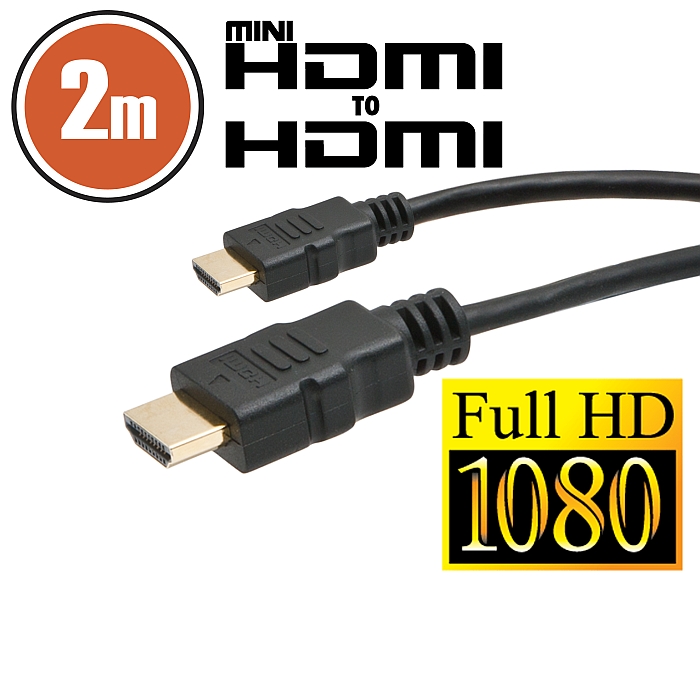 Cablu mini HDMI • 2 mcu conectoare placate cu aur thumb