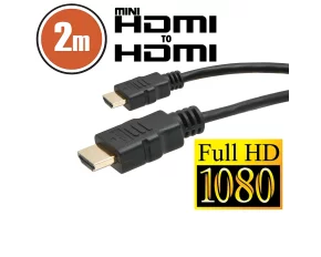 Cablu mini HDMI • 2 mcu conectoare placate cu aur