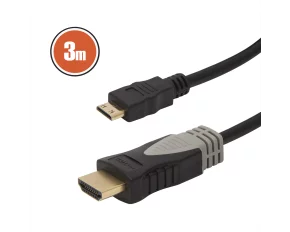 Cablu mini HDMI • 3 mcu conectoare placate cu aur