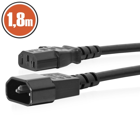 Cablu pt. UPS, sau pt. prelungirea  cablului de reţea - 1,8 m thumb