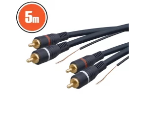 Cablu RCAfisa 2 x RCA-fisa 2 x RCA5,0 m