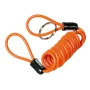 Spirál acélkábel Safety Reminder - 150cm - Narancssárga