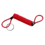 Reminder, steel spiral cable - Red