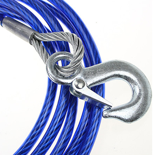 Steel towing rope - Ø 8mm - 3,5m - 3000kg thumb