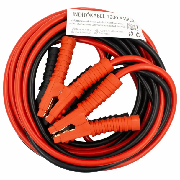 Booster cables 600cm 12/24V 1200A