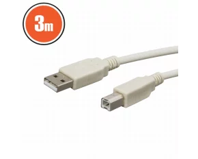 Cablu USB 2.0fisa A - fisa B3,0 m