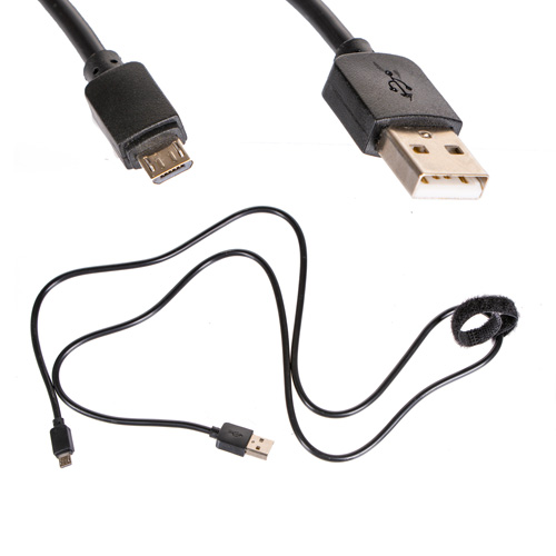 Smartphone USB és Micro USB kábel 100cm 4Cars thumb