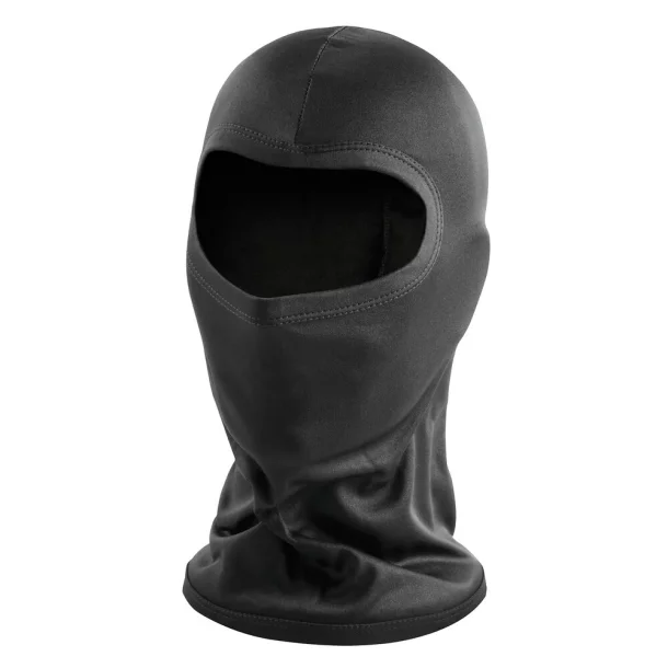 Cagula moto balaclava unisex, din matase de poliester, Mask-Top 1buc - Negru