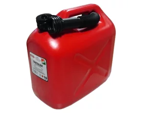 Canistra combustibil din plastic rosu - 10l