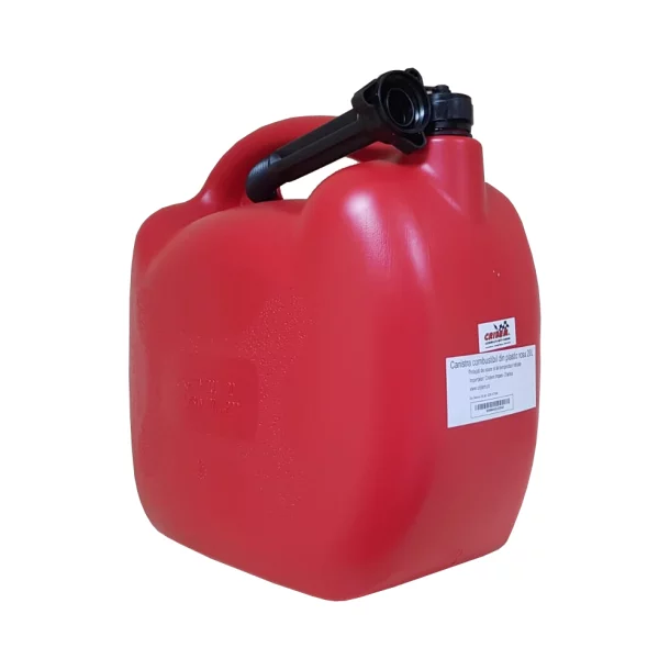 Canistra combustibil din plastic rosu - 20l