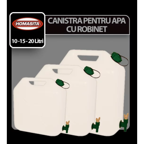 Canistra pentru apa cu robinet - 15l