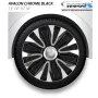 Capace roti auto Avalone chrome black 4buc - 15&#039;&#039;