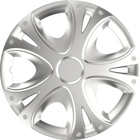 Wheel covers Dynamic 4pcs - Silver - 13'' thumb