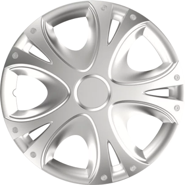 Wheel covers Dynamic 4pcs - Silver - 13&#039;&#039;