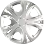 Wheel covers Dynamic 4pcs - Silver - 13&#039;&#039;