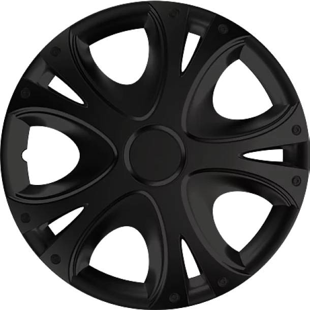 Wheel covers Dynamic BL 4pcs - Black - 14&#039;&#039;