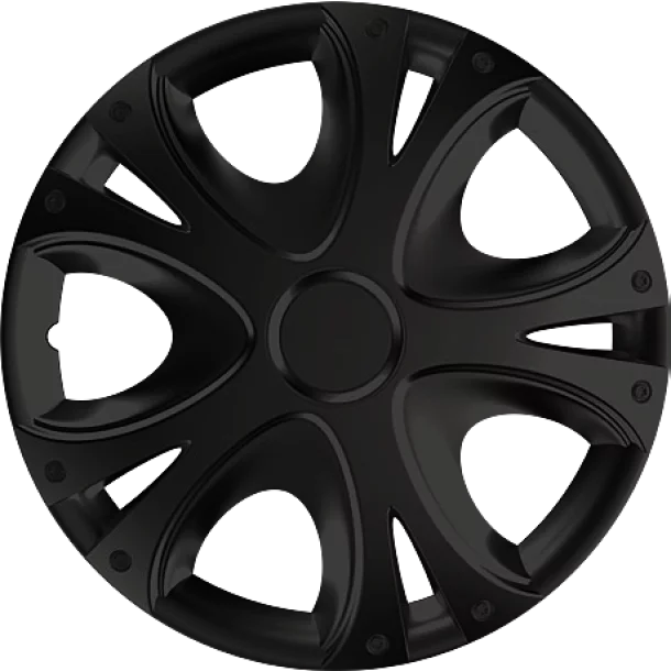 Wheel covers Dynamic BL 4pcs - Black - 16&#039;&#039;