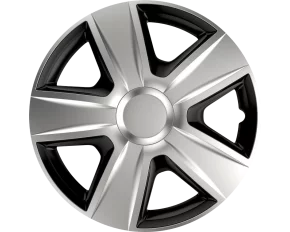 Capace roti auto Esprit BC 4buc - Argintiu/Negru - 14&#039;&#039;