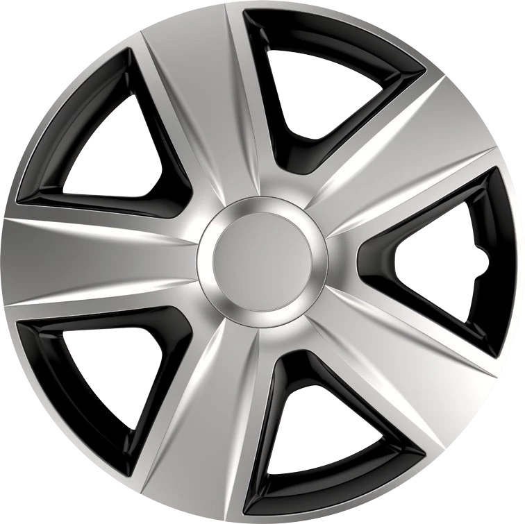Capace roti auto Esprit BC 4buc - Argintiu/Negru - 15'' - Resigilat thumb
