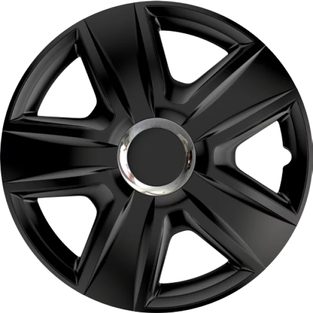 Wheel covers Esprit RC BL 4pcs - Black - 14&#039;&#039;
