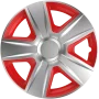 Wheel covers Esprit SR 4pcs - Silver/Red - 15&#039;&#039;