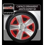 Wheel covers Esprit SR 4pcs - Silver/Red - 15&#039;&#039;-Resealed,