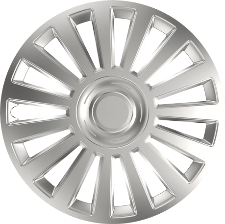Wheel covers Luxury 4pcs - Silver - 13'' thumb
