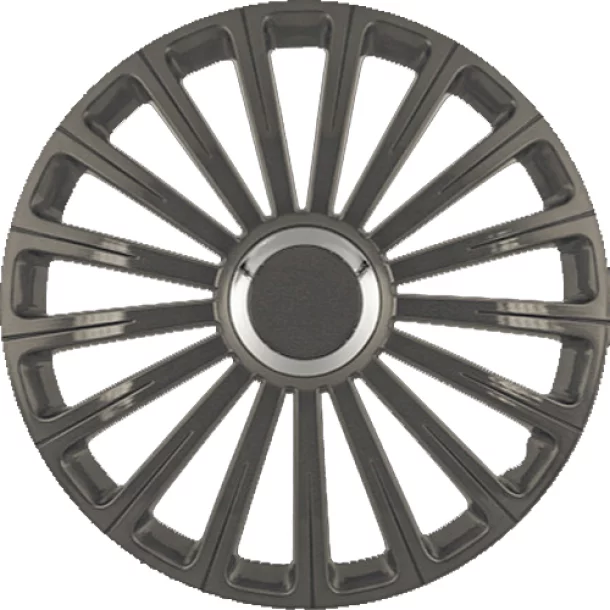 Wheel covers Radical Pro dark 4pcs - Graphite - 13&#039;&#039;