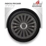 Wheel covers Radical Pro dark 4pcs - Graphite - 13&#039;&#039;