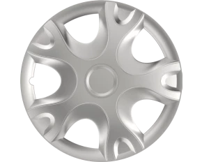 Wheel covers Real 4pcs - Silver - 13''