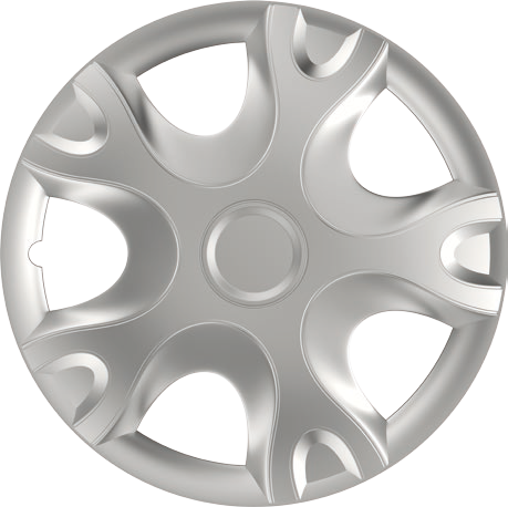 Wheel covers Real 4pcs - Silver - 15'' thumb