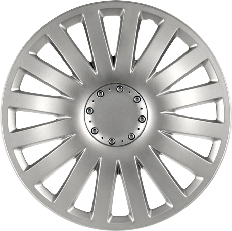 Wheel covers Smart 4pcs - Silver - 13'' thumb