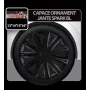 Wheel covers Spark BL 4pcs - Black - 15&#039;&#039; - Resealed