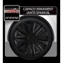 Capace roti auto Spark BL 4buc - Negru - 15'' - Resigilat
