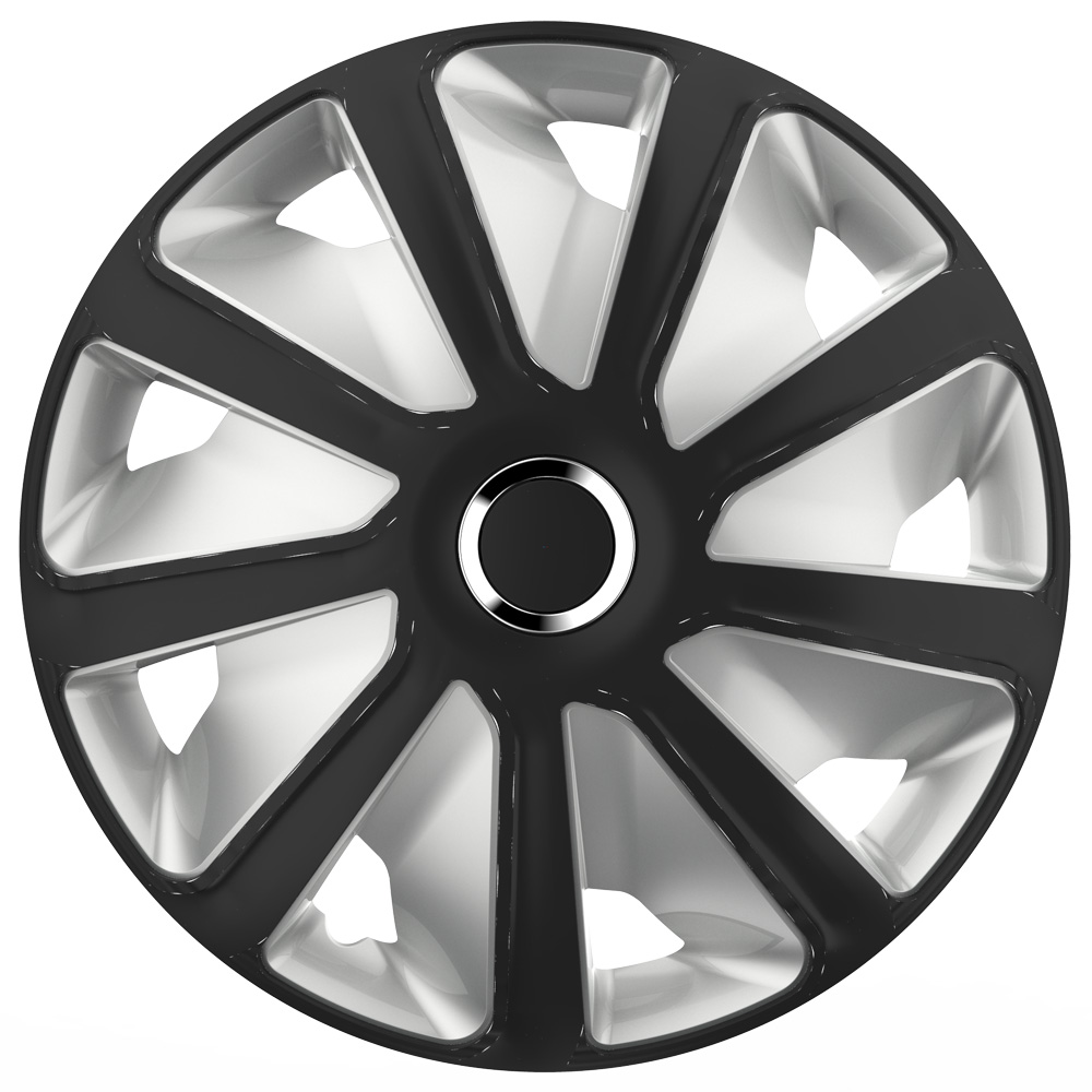 Wheel covers VAN Craft RC - 4pcs - Black/Silver - 16'' thumb