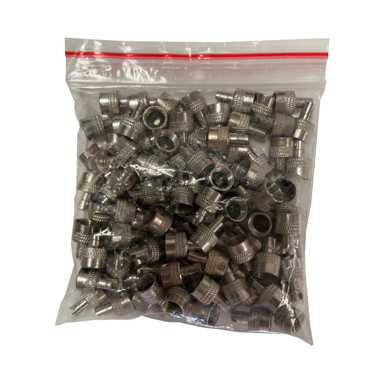 Metal cap with key for valve 100pcs thumb