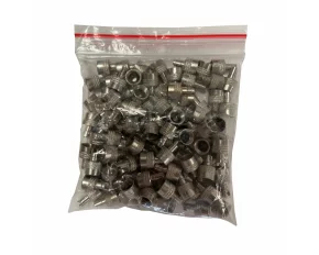 Metal cap with key for valve 100pcs