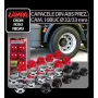 Capacele ABS prezoane camion 10buc - Ø 32/33mm - Crom