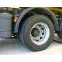 ABS universal truck nut-covers, 10 pcs set - Ø 32/33 mm - Chrome