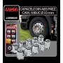 Capacele ABS prezoane camion 10buc - Ø 33mm - Crom