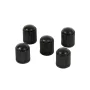 Abs tyre valve caps, 5 pcs set