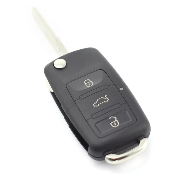 Carcasă cheie tip briceag cu 3 butoane - Volkswagen - CARGUARD