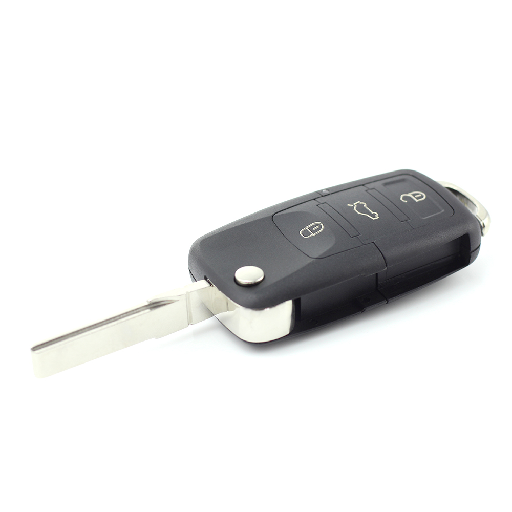 Carcasă cheie tip briceag cu 3 butoane - Volkswagen - CARGUARD thumb