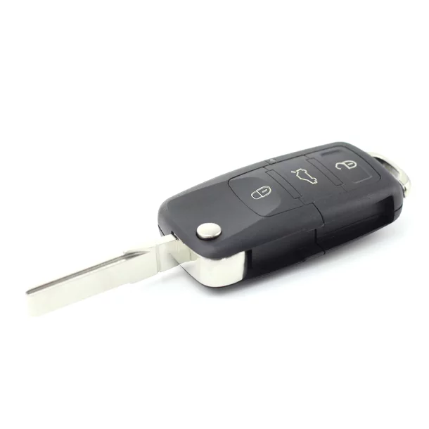 Carcasă cheie tip briceag cu 3 butoane - Volkswagen - CARGUARD